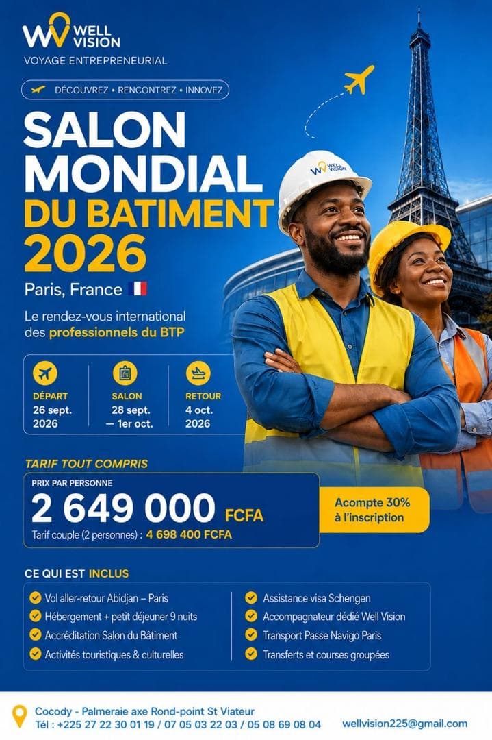 Promotion Salon Mondial du Bâtiment 2026 — Paris
